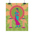 Roller Skating Grecian Goddess Art Print